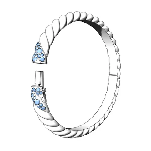 Modélisation 3D Rhino du bracelet CS